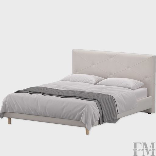 Кровать «Ромео», бежевая